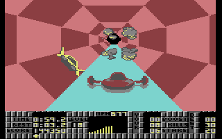 S.T.U.N. Runner — Commodore 64 screenshot