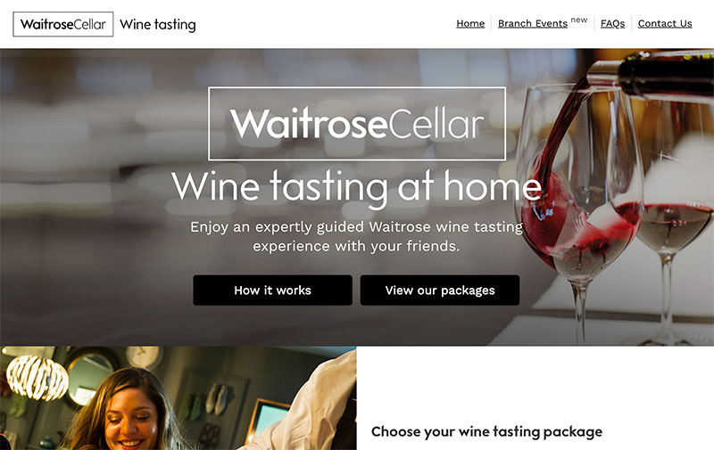 Wine Tasting at Home from Waitrose